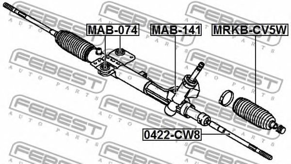 Купить запчасть FEBEST - 0422CW8 