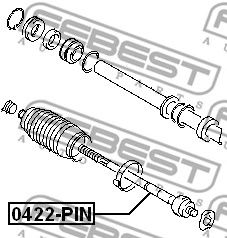 Купить запчасть FEBEST - 0422PIN 