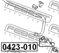 Купить запчасть FEBEST - 0423010 