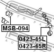 Купить запчасть FEBEST - 042345R 