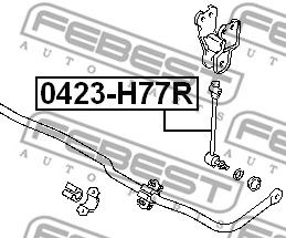 Купить запчасть FEBEST - 0423H77R 