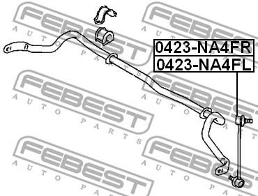 Купить запчасть FEBEST - 0423NA4FR 