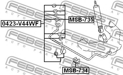 Купить запчасть FEBEST - 0423V44WF 