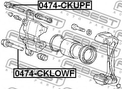 Купить запчасть FEBEST - 0474CKUPF 