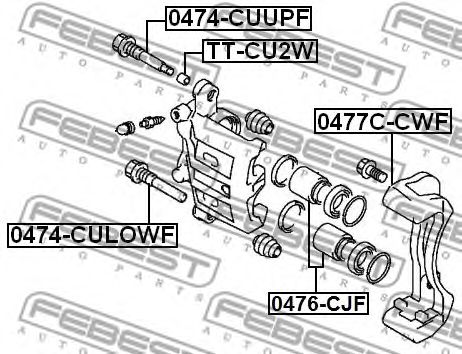 Купить запчасть FEBEST - 0474CUUPF 