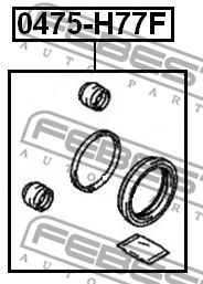Купить запчасть FEBEST - 0475H77F 