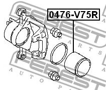 Купить запчасть FEBEST - 0476V75R 