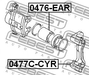 Купить запчасть FEBEST - 0477CCYR 