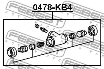 Купить запчасть FEBEST - 0478KB4 
