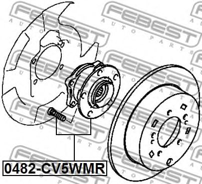 Купить запчасть FEBEST - 0482CV5WMR 