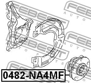Купить запчасть FEBEST - 0482NA4MF 