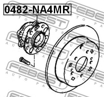 Купить запчасть FEBEST - 0482NA4MR 