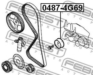 Купить запчасть FEBEST - 04874G69 