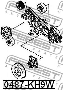 Купить запчасть FEBEST - 0487KH9W 