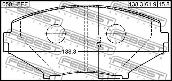 Купить запчасть FEBEST - 0501FEF 