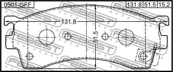 Купить запчасть FEBEST - 0501GFF 