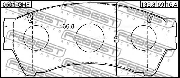 Купить запчасть FEBEST - 0501GHF 