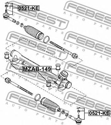 Купить запчасть FEBEST - 0521KE 