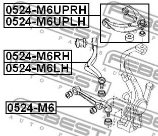 Купить запчасть FEBEST - 0524M6LH 