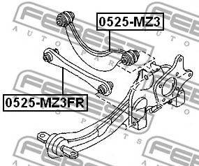 Купить запчасть FEBEST - 0525MZ3FR 