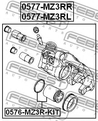 Купить запчасть FEBEST - 0576MZ3RKIT 