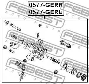 Купить запчасть FEBEST - 0577GERL 
