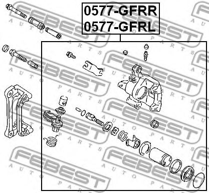 Купить запчасть FEBEST - 0577GFRR 