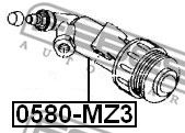Купить запчасть FEBEST - 0580MZ3 