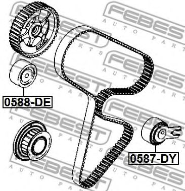 Купить запчасть FEBEST - 0587DY 