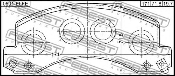 Купить запчасть FEBEST - 0601ELFF 