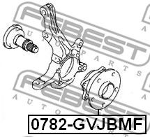 Купить запчасть FEBEST - 0782GVJBMF 