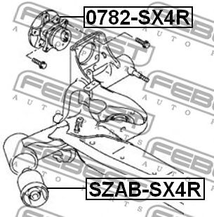 Купить запчасть FEBEST - 0782SX4R 