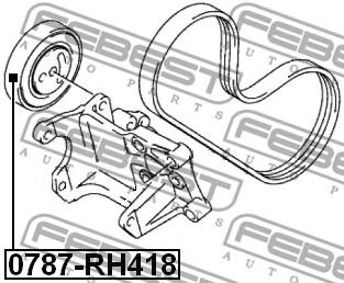 Купить запчасть FEBEST - 0787RH418 