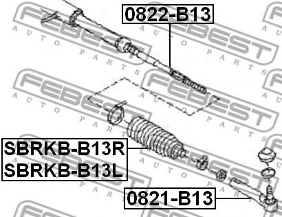 Купить запчасть FEBEST - 0821B13 