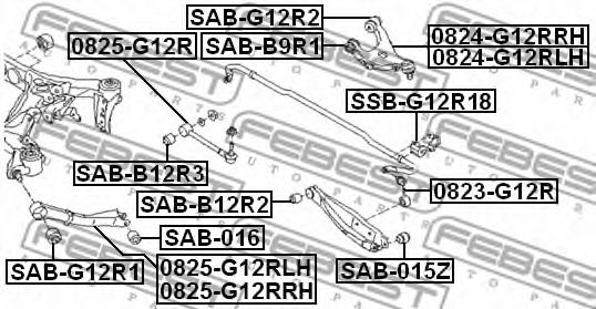 Купить запчасть FEBEST - 0823G12R 