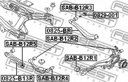 Купить запчасть FEBEST - 0825B13R 