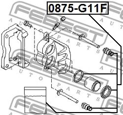 Купить запчасть FEBEST - 0875G11F 