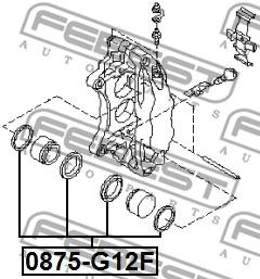 Купить запчасть FEBEST - 0875G12F 
