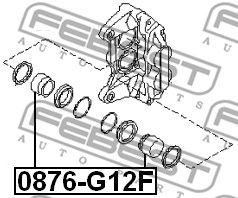 Купить запчасть FEBEST - 0876G12F 