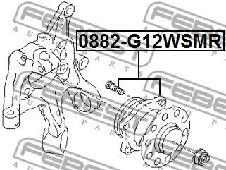 Купить запчасть FEBEST - 0882G12WSMR 