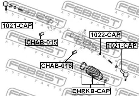 Купить запчасть FEBEST - 1021CAP 