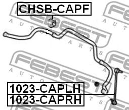 Купить запчасть FEBEST - 1023CAPRH 
