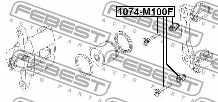 Купить запчасть FEBEST - 1074M100F 