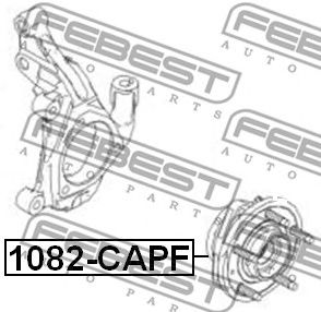 Купить запчасть FEBEST - 1082CAPF 