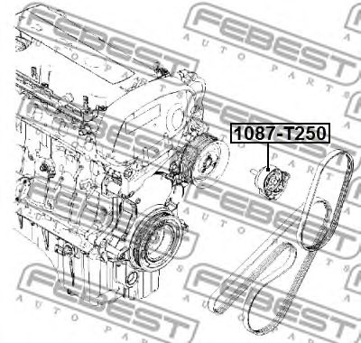Купить запчасть FEBEST - 1087T250 