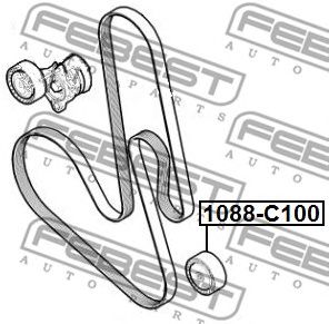 Купить запчасть FEBEST - 1088C100 