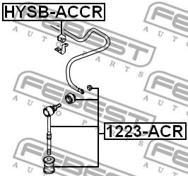 Купить запчасть FEBEST - 1223ACR 