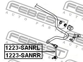 Купить запчасть FEBEST - 1223SANRR 