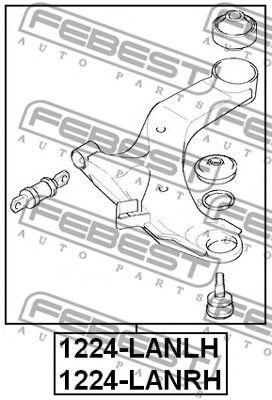 Купить запчасть FEBEST - 1224LANRH 