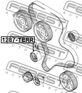 Купить запчасть FEBEST - 1287TERR 